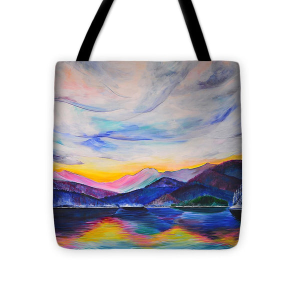 Winter at the Lake - Tote Bag