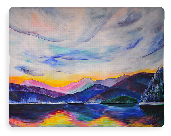 Winter at the Lake - Blanket