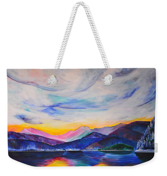 Winter at the Lake - Weekender Tote Bag
