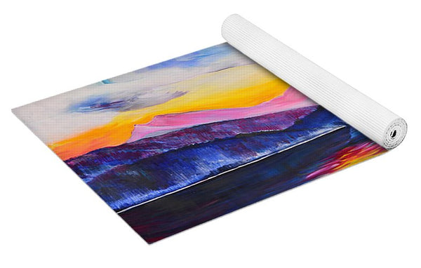 Winter at the Lake - Yoga Mat
