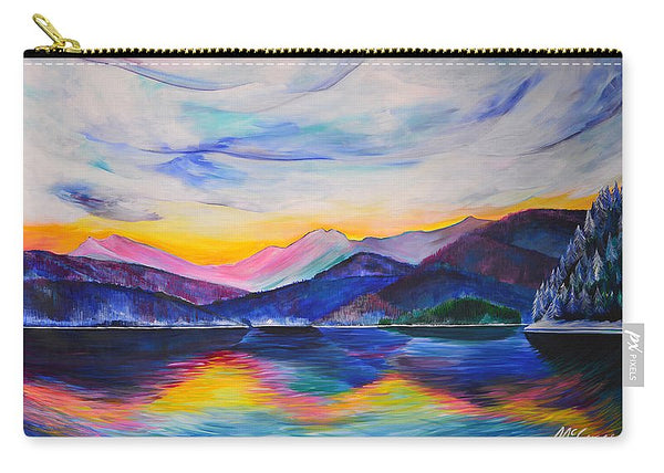 Winter at the Lake - Zip Pouch