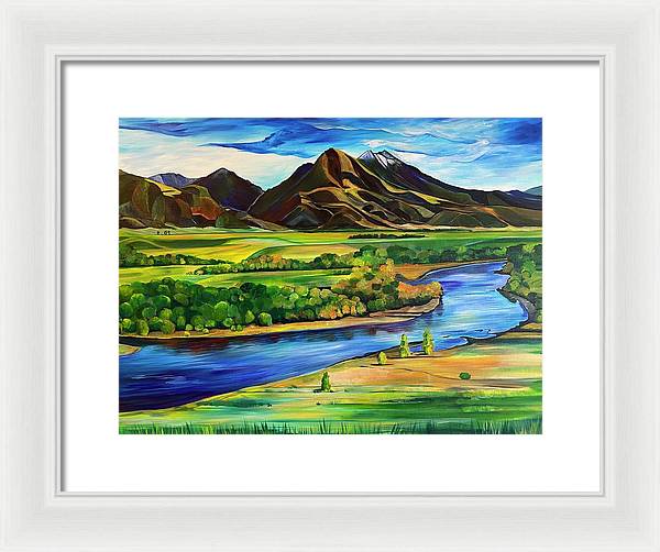 Yellowstone River - Framed Print