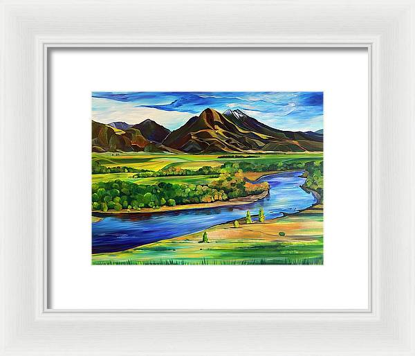 Yellowstone River - Framed Print