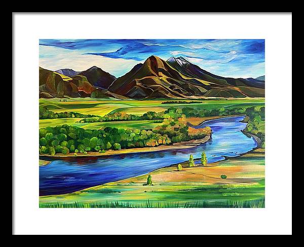 Yellowstone River - Framed Print