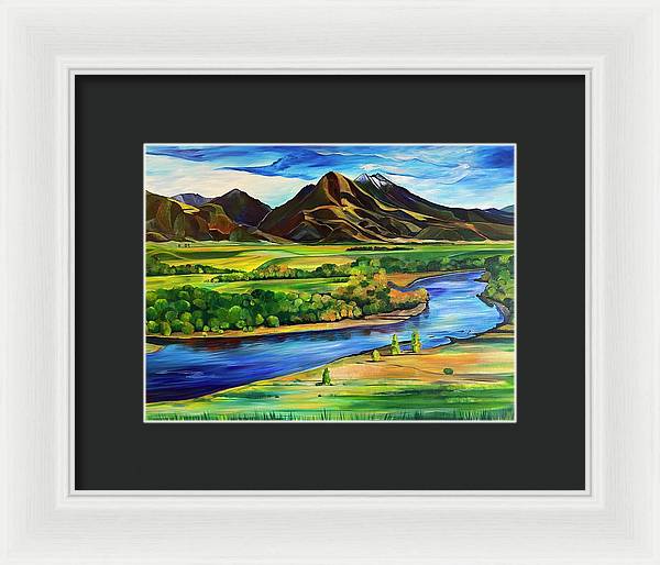 Yellowstone River - Framed Print