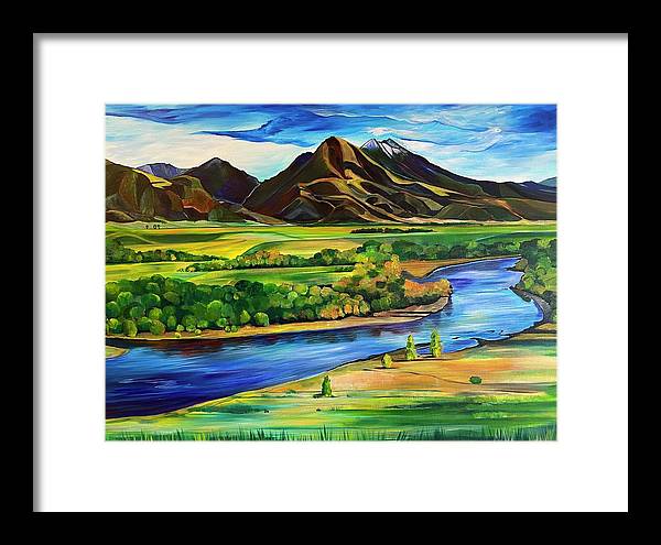 Yellowstone River - Framed Print