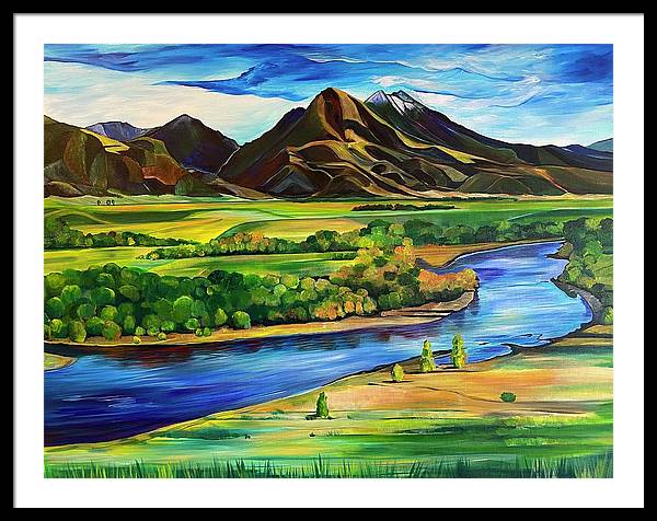 Yellowstone River - Framed Print