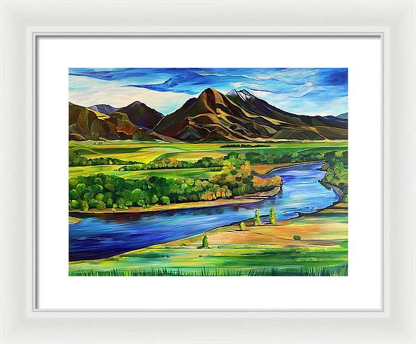 Yellowstone River - Framed Print