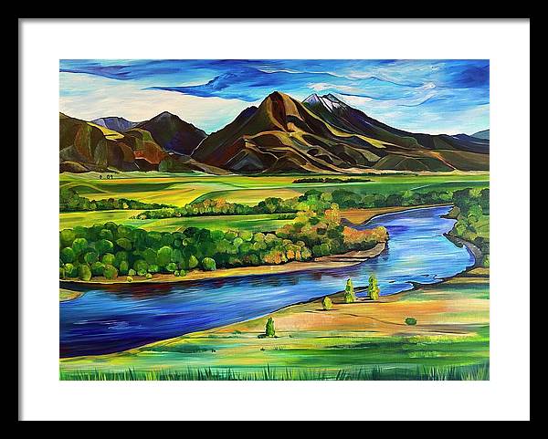 Yellowstone River - Framed Print