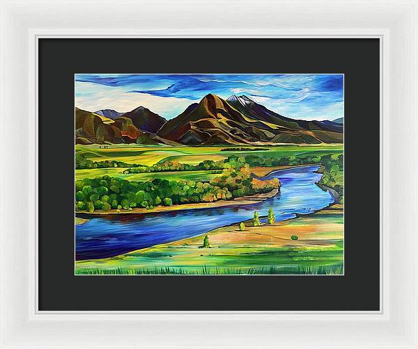 Yellowstone River - Framed Print