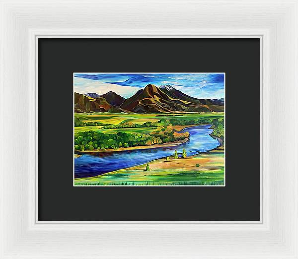 Yellowstone River - Framed Print