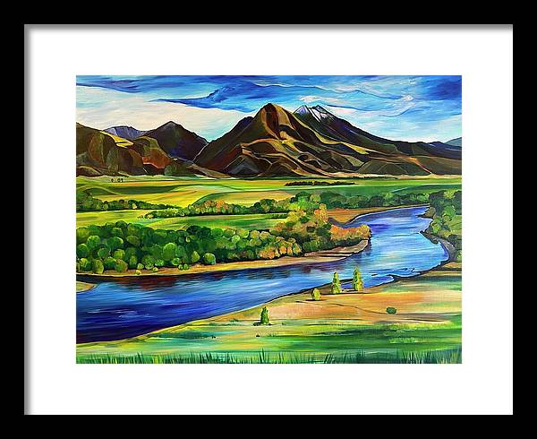 Yellowstone River - Framed Print
