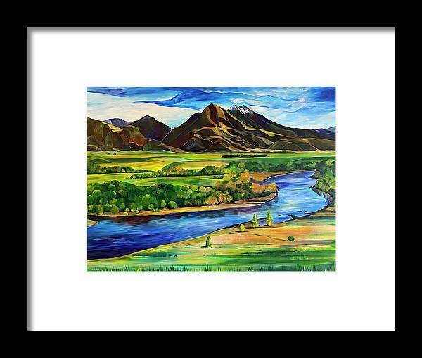 Yellowstone River - Framed Print