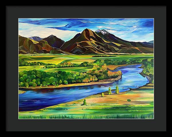 Yellowstone River - Framed Print
