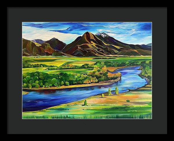 Yellowstone River - Framed Print