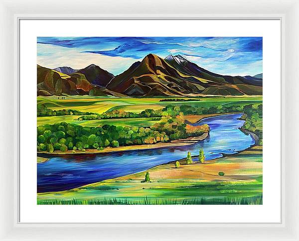 Yellowstone River - Framed Print