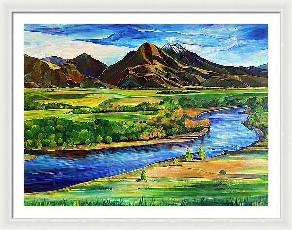 Yellowstone River - Framed Print
