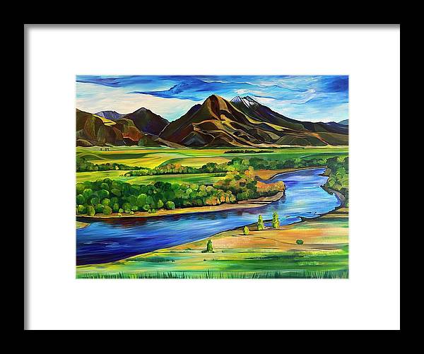 Yellowstone River - Framed Print