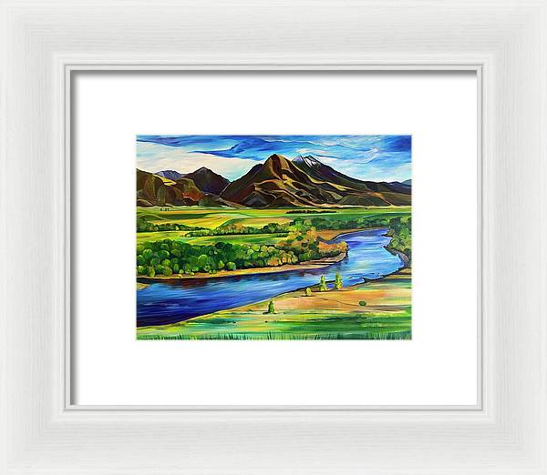 Yellowstone River - Framed Print