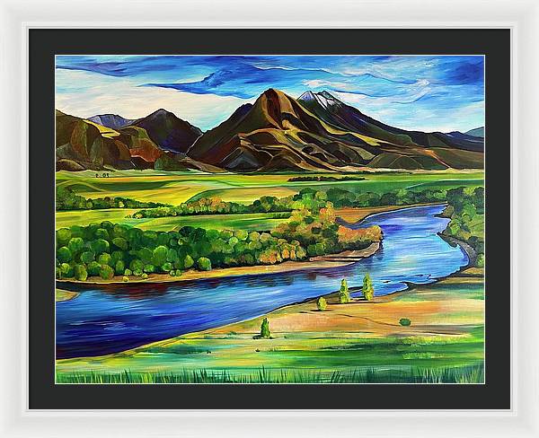 Yellowstone River - Framed Print