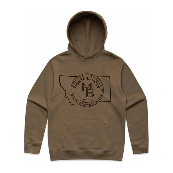 Unisex Relaxed Hoodie — Walnut