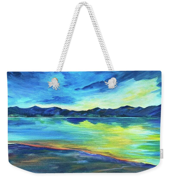 Mountain Lake Sunset - Weekender Tote Bag