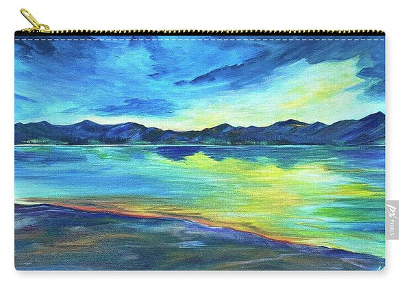 Mountain Lake Sunset - Zip Pouch