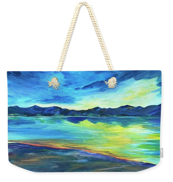 Mountain Lake Sunset - Weekender Tote Bag