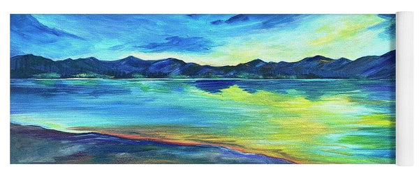 Mountain Lake Sunset - Yoga Mat