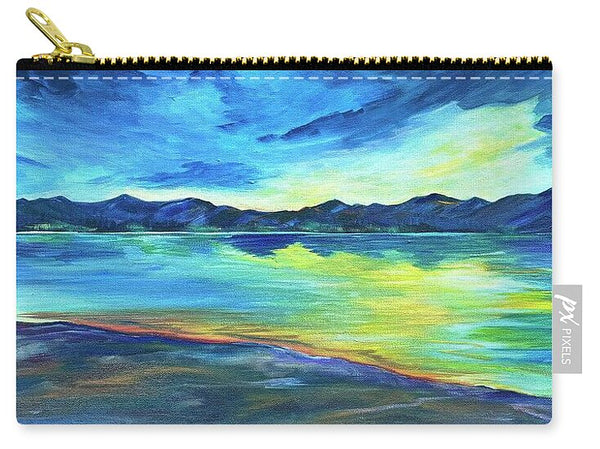 Mountain Lake Sunset - Zip Pouch