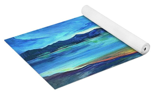 Mountain Lake Sunset - Yoga Mat
