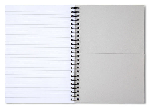 Mountain Lake Sunset - Spiral Notebook