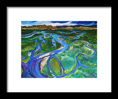 The Confluence, Headwaters State Park - Framed Print
