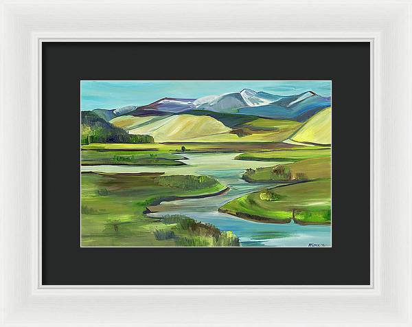 Big Hole River - Framed Print