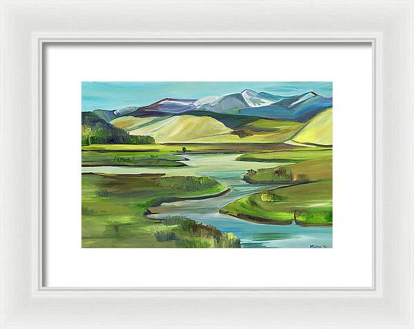 Big Hole River - Framed Print