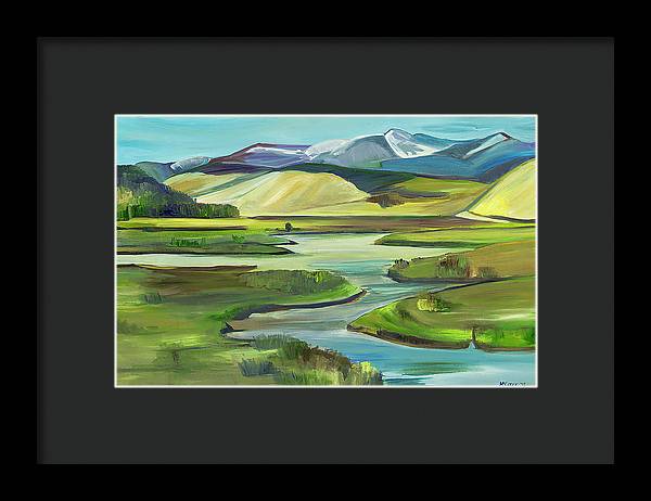 Big Hole River - Framed Print