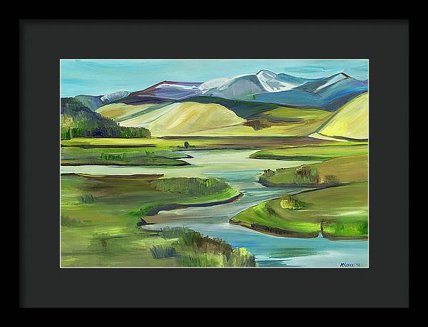 Big Hole River - Framed Print