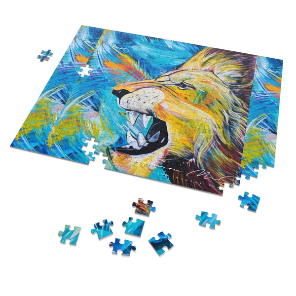 Covid-19 Lion: 252 Piece Puzzle