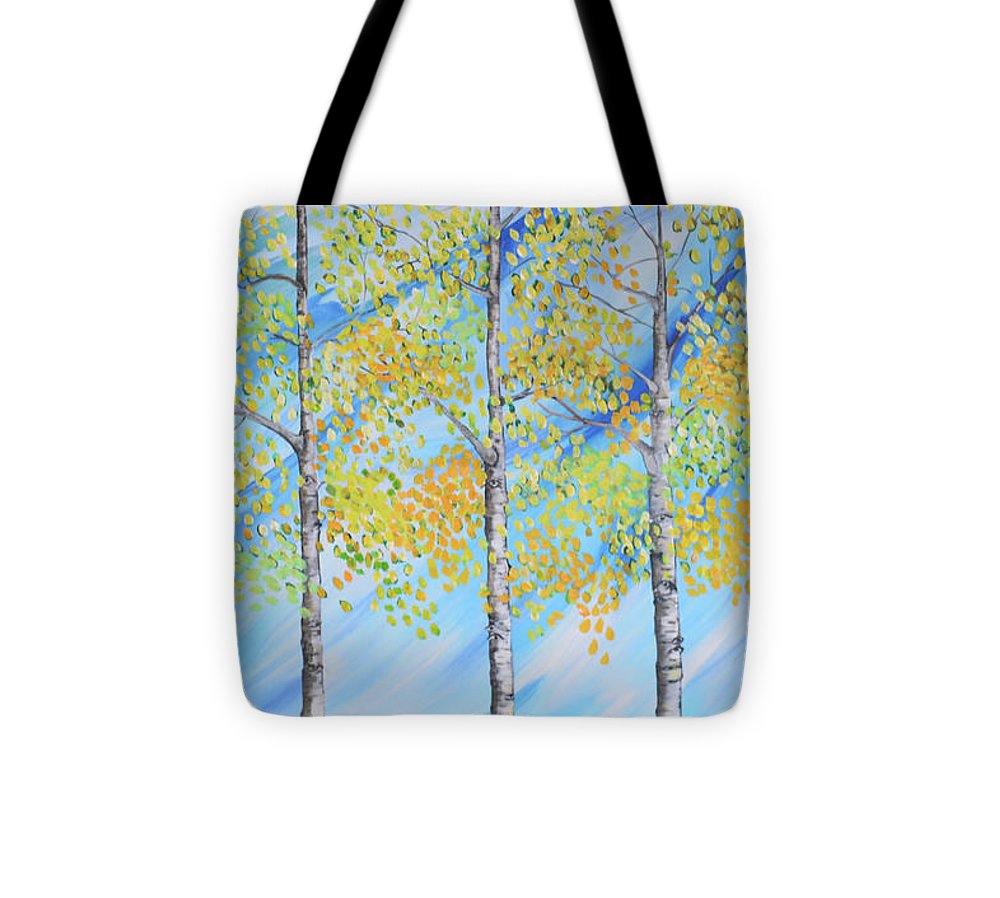 Aspen Trees Line - Tote Bag