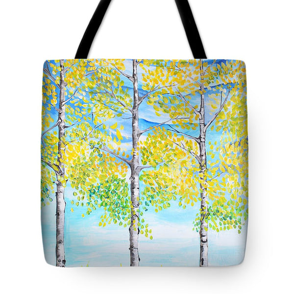 Aspen Trees triangle - Tote Bag