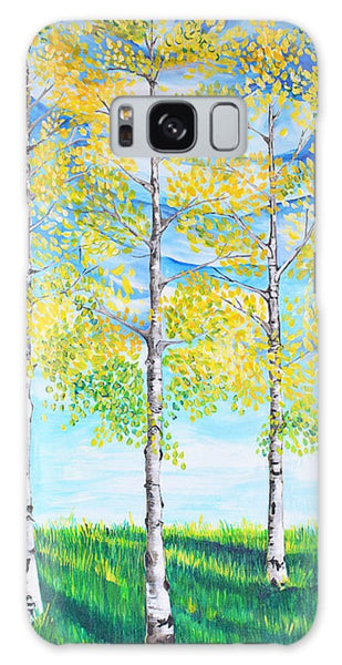 Aspen Trees triangle - Phone Case