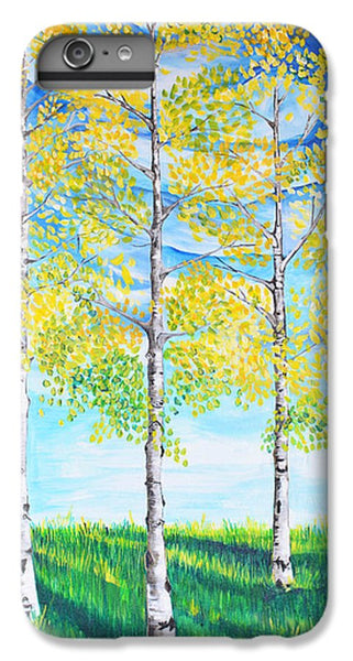 Aspen Trees triangle - Phone Case