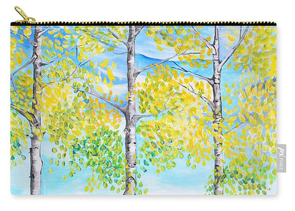 Aspen Trees triangle - Carry-All Pouch