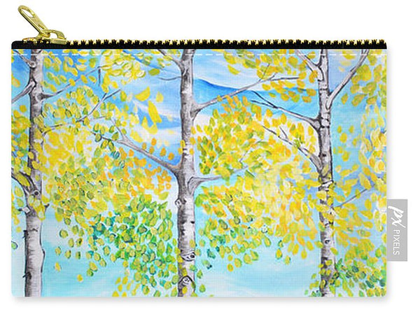 Aspen Trees triangle - Carry-All Pouch