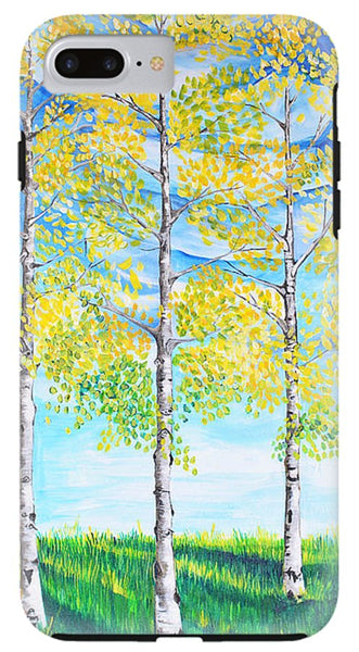 Aspen Trees triangle - Phone Case