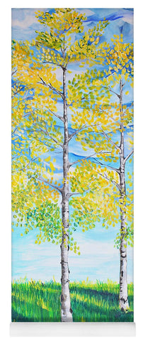 Aspen Trees triangle - Yoga Mat