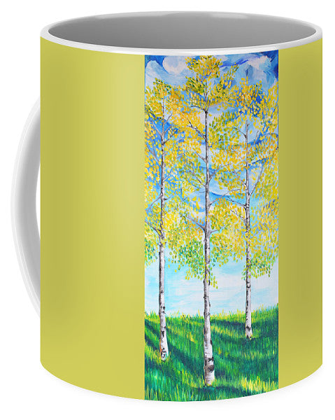 Aspen Trees triangle - Mug