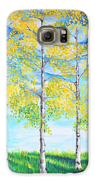 Aspen Trees triangle - Phone Case