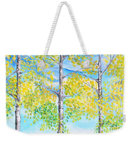 Aspen Trees triangle - Weekender Tote Bag