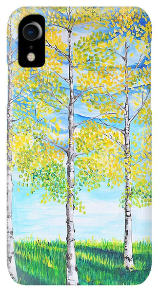 Aspen Trees triangle - Phone Case